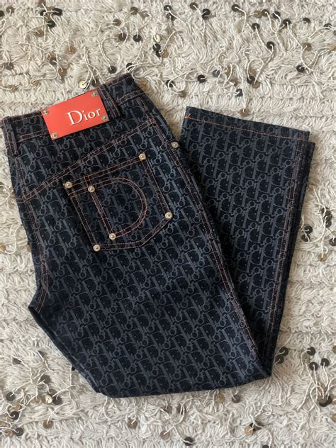 dior jeans monogram